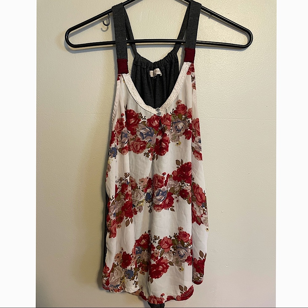 (WILL BE DONATING SOON)Rewind Floral Tank Top ~ Women L